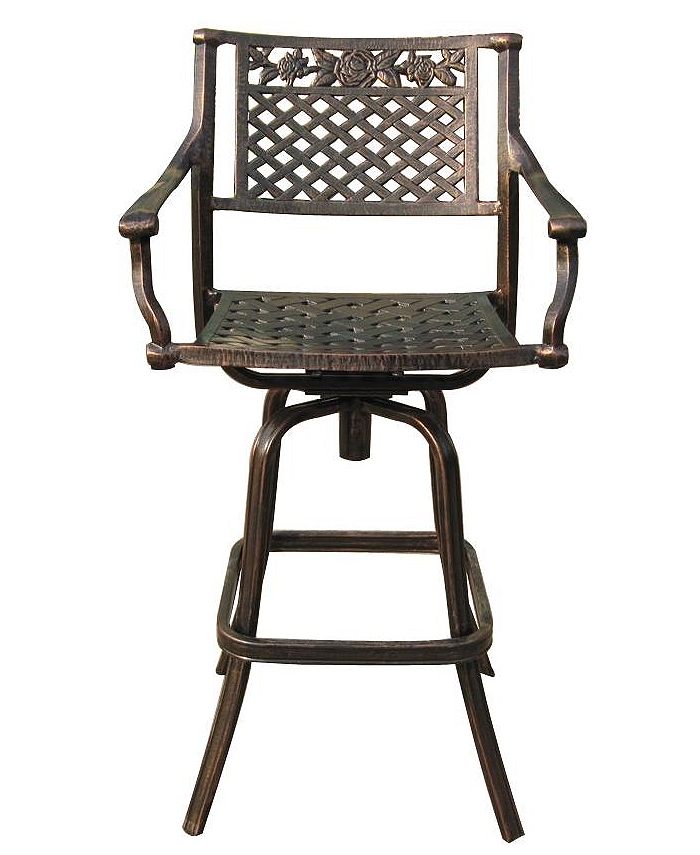 Noble House Sebastian Outdoor Bar Stool (Set of 2) Macy's
