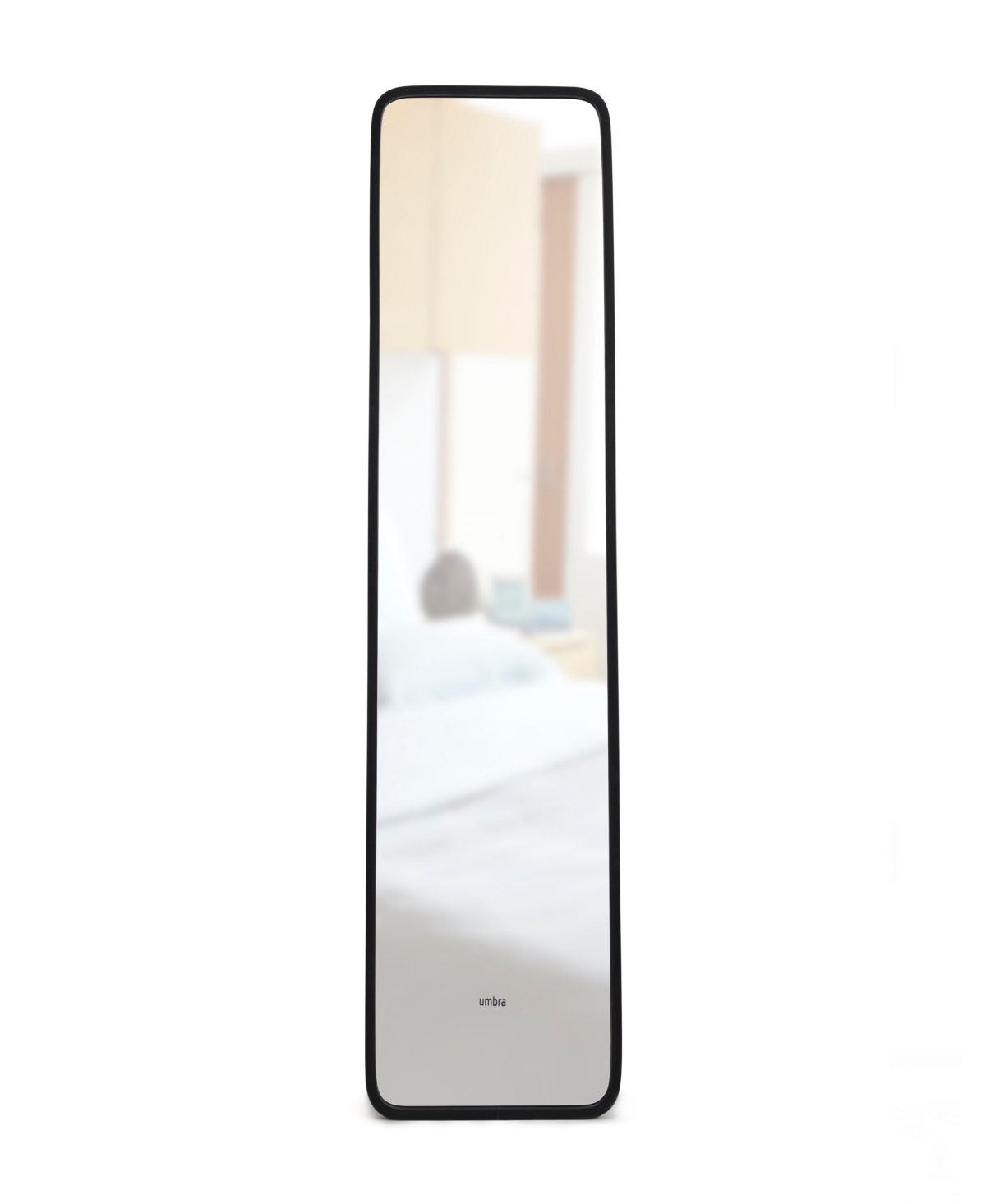 Hub Leaning Full Length Mirror, 14.5" x 62" - Black
