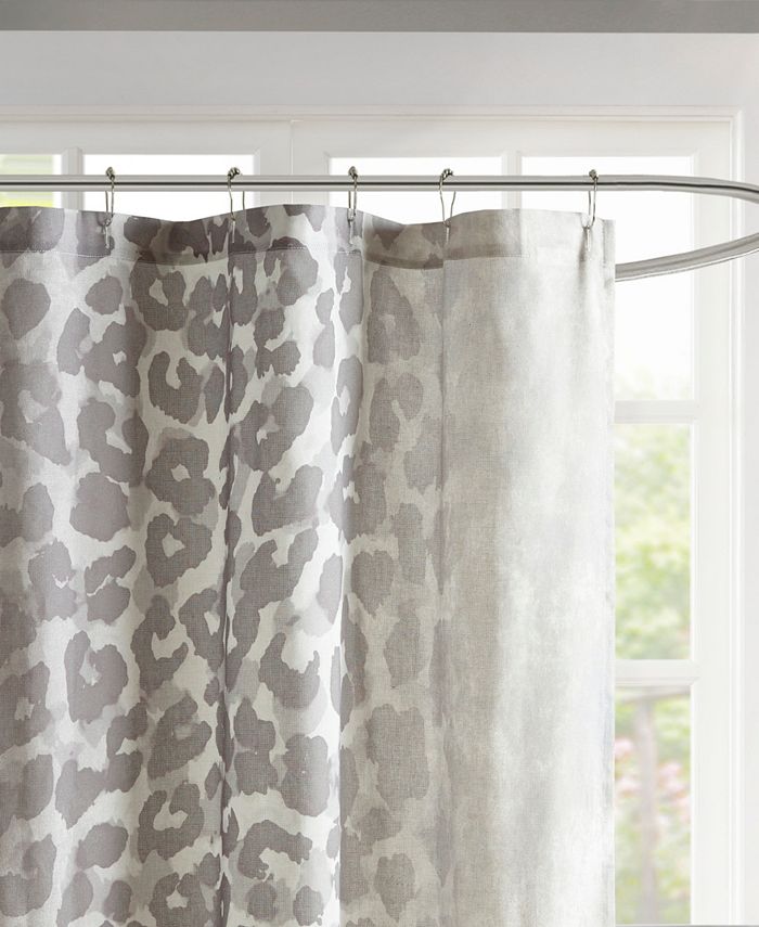 Madison Park Leo Cotton Gauze Printed Shower Curtain Macy's