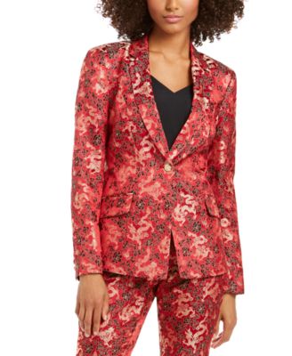 INC International Concepts - Jacquard One-Button Blazer