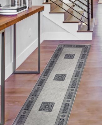 CLOSEOUT! Sanford Milan 2831OF28MA Gray 2'3" x 7'7" Runner Rug