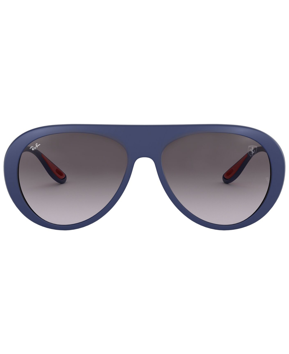 Ray Ban Rb4310m Scuderia Ferrari Collection Sunglasses Blue Frame Grey Lenses 58-16 In Matte Dark Blue,light Grey Gradient Dark