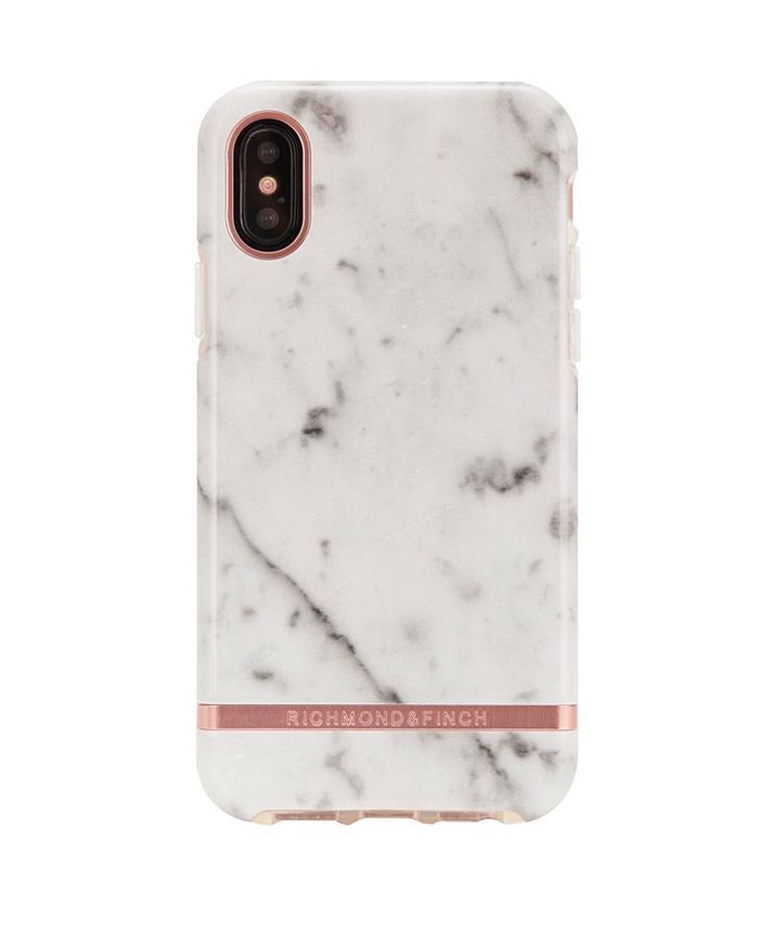 Richmond&Finch - White Marble Case for iPhone XR