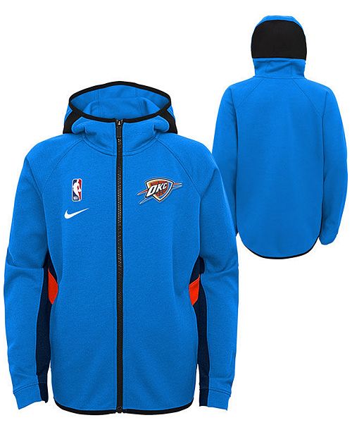 Nike Big Boys Oklahoma City Thunder Showtime Hooded Jacket