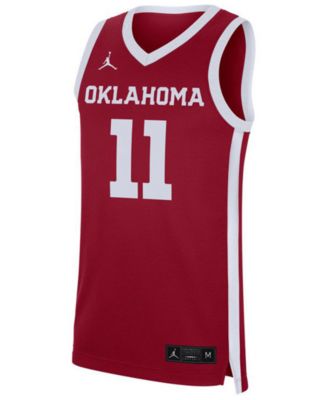 Nike Men's Oklahoma Sooners Replica Basketball Road Jersey