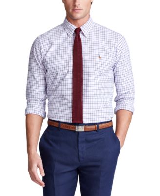 ralph lauren big and tall oxford shirt