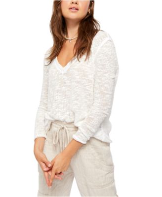 Free People - Ocean Air Cotton Hacci Top