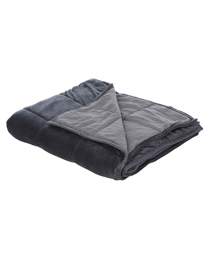 Therapy Home Comfort Plush Weighted Blanket, 12lb Macy's