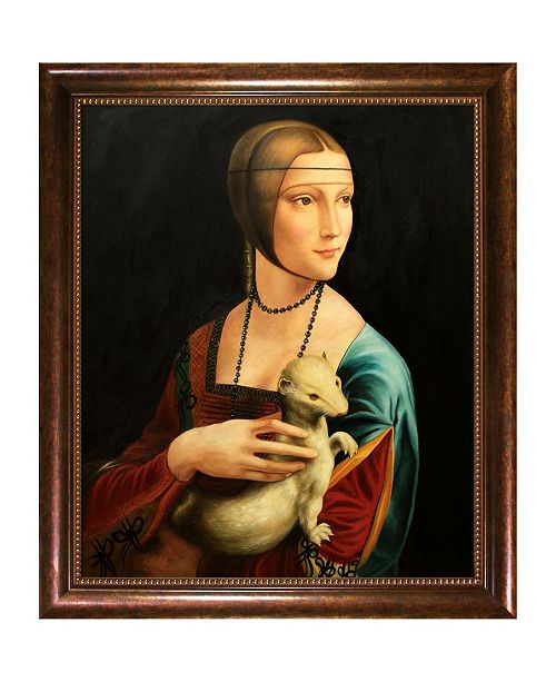 La Pastiche By Overstockart Lady With An Ermine By Leonardo Da