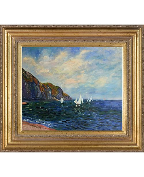 La Pastiche By Overstockart Cliffs And Sailboats At Pourville By