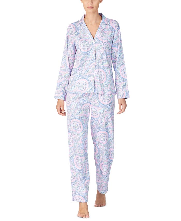 Lauren Ralph Lauren Petite Printed Pajama Set - Macy's