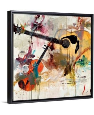 16 in. x 16 in. "Fusion" by  Clayton Rabo Canvas Wall Art