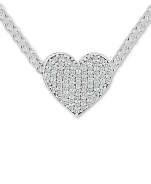 image of Cubic Zirconia Pave Heart 18