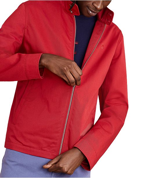 Brooks Brothers Men's Red Fleece Bomber Jacket & Reviews Coats
