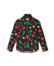 3t black button up shirt