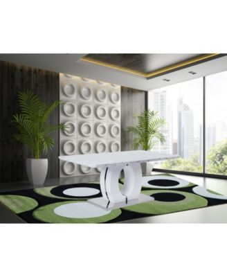 graffy modern marble faux dining table