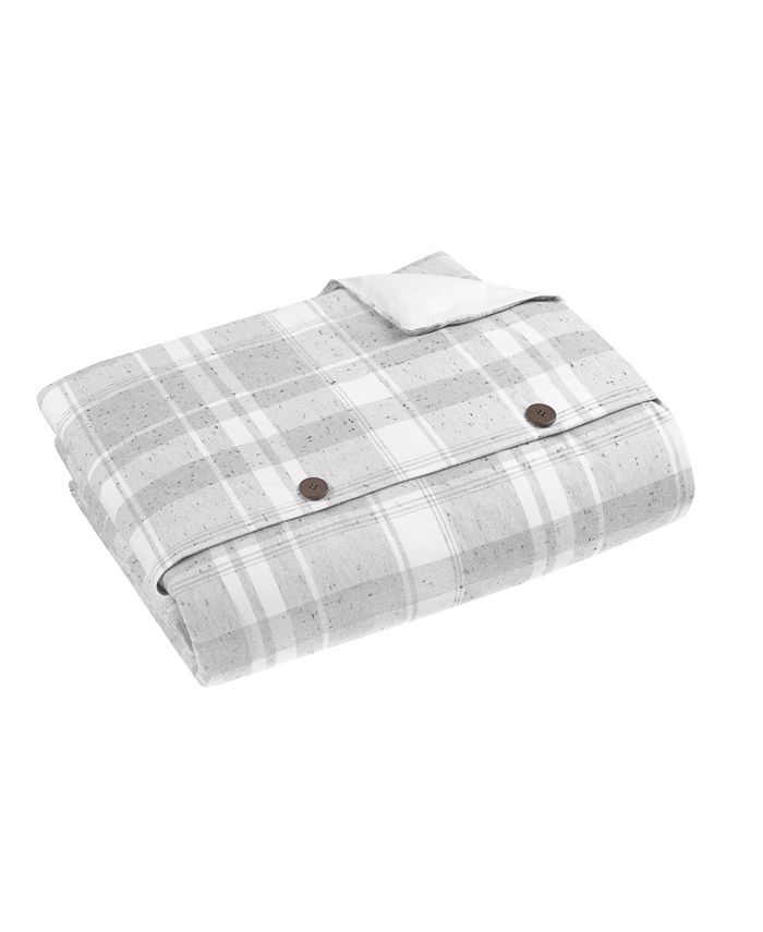 UGG® Hyland Plaid Cotton Duvet Cover, Queen Macy's