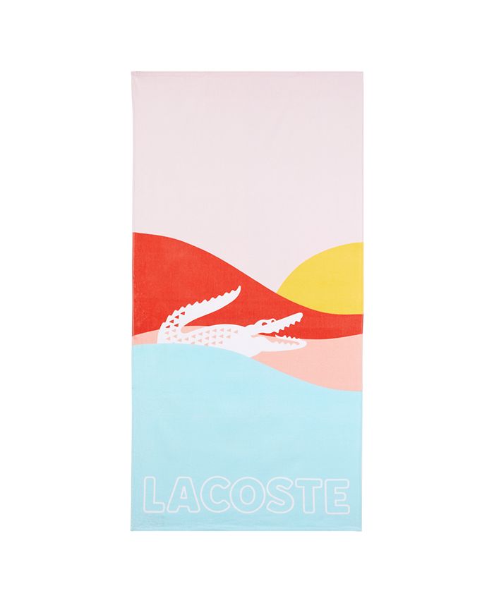 Lacoste CLOSEOUT! Croc Solid 30 x 54 Bath Towel - Macy's