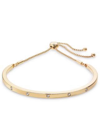 Alfani - Crystal Studded Bolo Bracelet