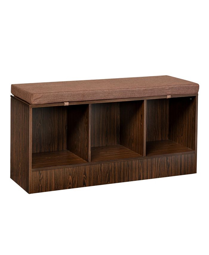 Honey Can Do Entryway Bench with Storage Shelves Macy's