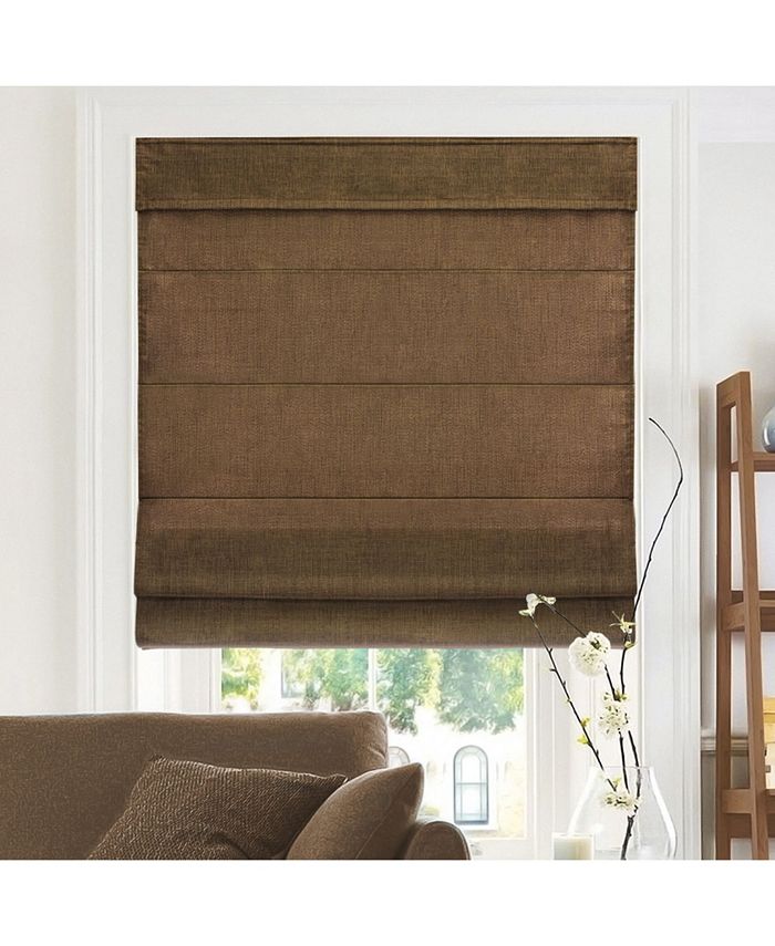 Chicology Cordless Roman Shades, Soft Fabric Window Blind, 23" W x 64