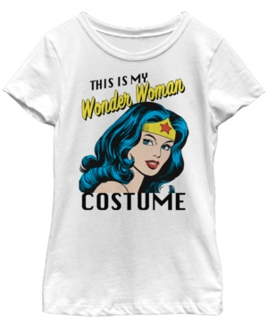 Fifth Sun Dc Comic's Big Girl's This is My Wonder Woman Costume Short Sleeve T-Shirt
