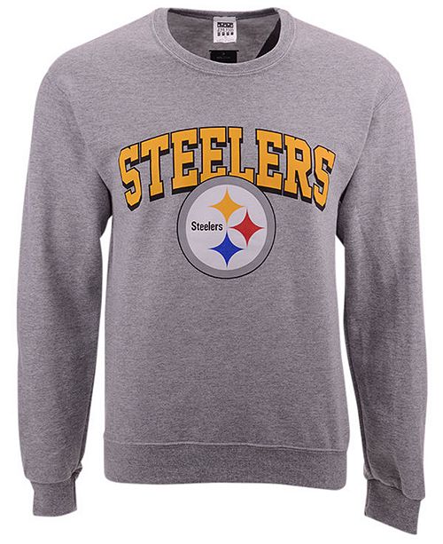 Authentic Nfl Apparel Men S Pittsburgh Steelers Classic Crew