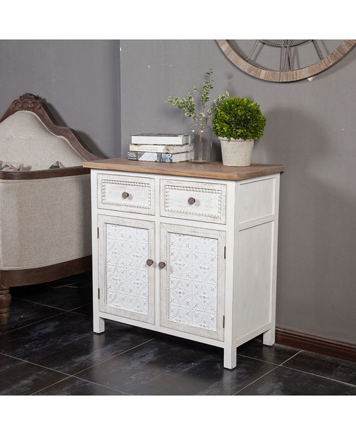 Luxen Home Wood And Metal Buffet Console & Reviews Furniture
