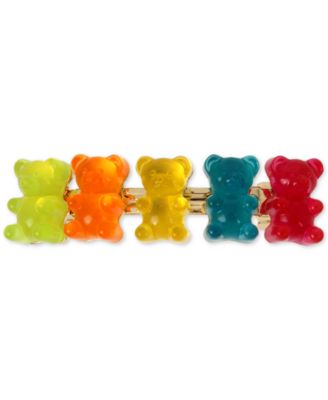 Betsey Johnson - Gold-Tone Multicolor Gummy Bear Hair Clip