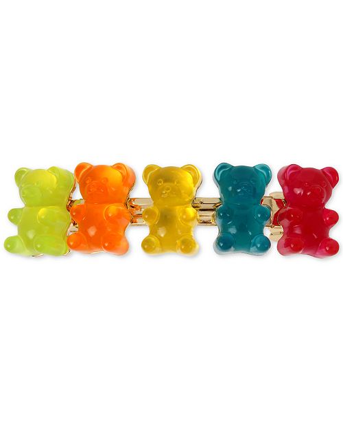 Betsey Johnson Gold Tone Multicolor Gummy Bear Hair Clip Reviews Fashion Jewelry Jewelry Watches Macy S