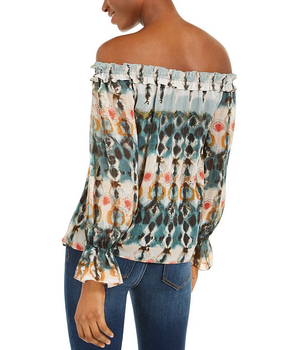 INC International Concepts INC TieDye OffTheShoulder Top, Created