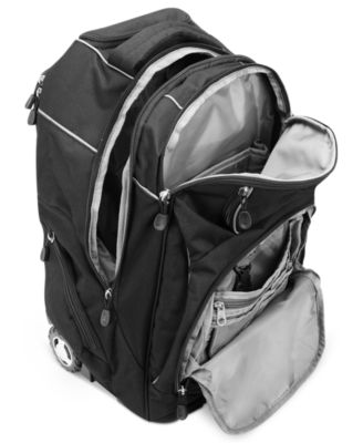 high sierra powerglide rolling laptop backpack