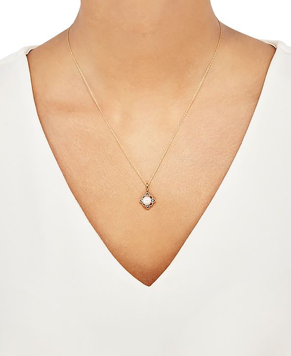Diana - Authentic Freshwater Pearl With Citrine Pendant 1