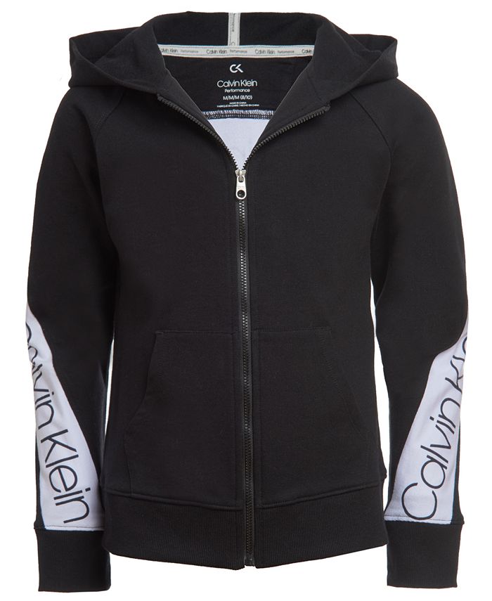 Calvin Klein Big Girls Logo Bold Hoodie Macy s