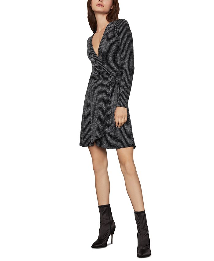 BCBGMAXAZRIA Metallic Sweater Dress Macy's