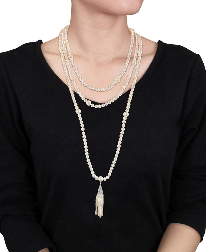 Macys discount akoya pearls