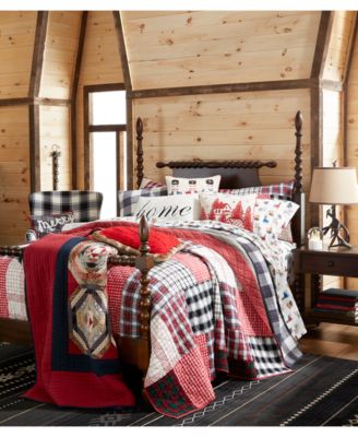 Martha Stewart Collection Holiday Patchwork Full/Queen Quilt, Created for Macy's