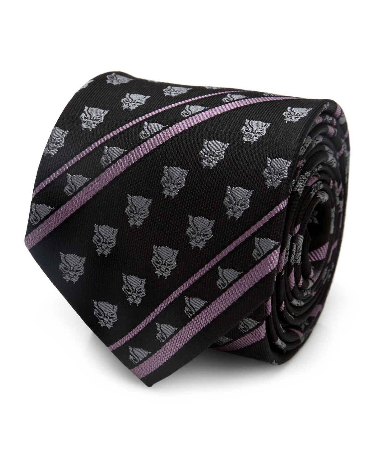 Black Panther Stripe Tie - Multi