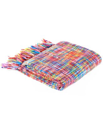 Tropical Style Rainbow Throw, 50" x 60"