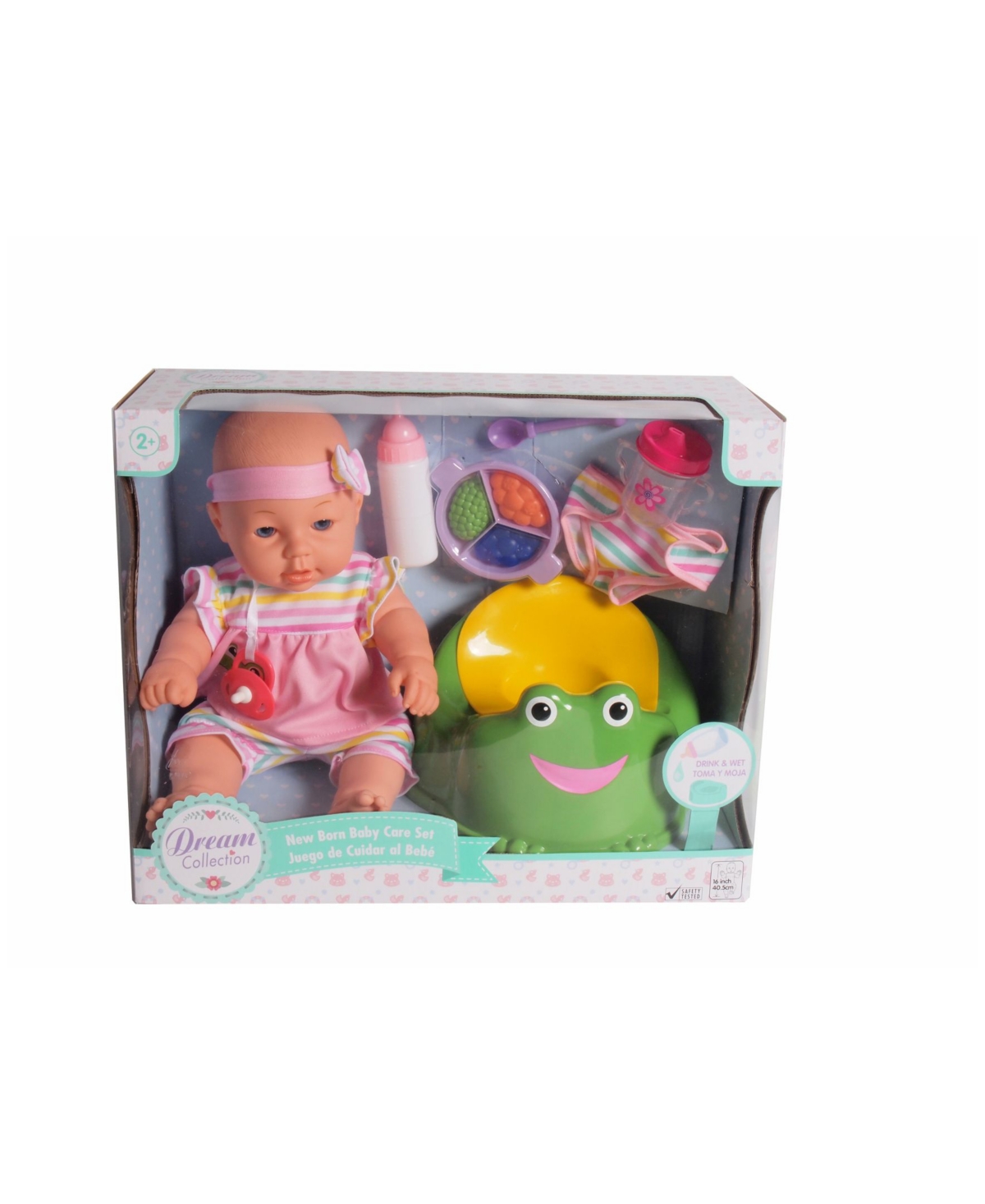 Redbox Dream Collection 16" Pretend Play Baby Doll Care Set With Potty Accessories In Multi
