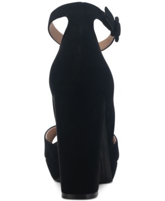 Women's Reeta Peep Toe Block Heel Platform Sandals, Created for Macy's