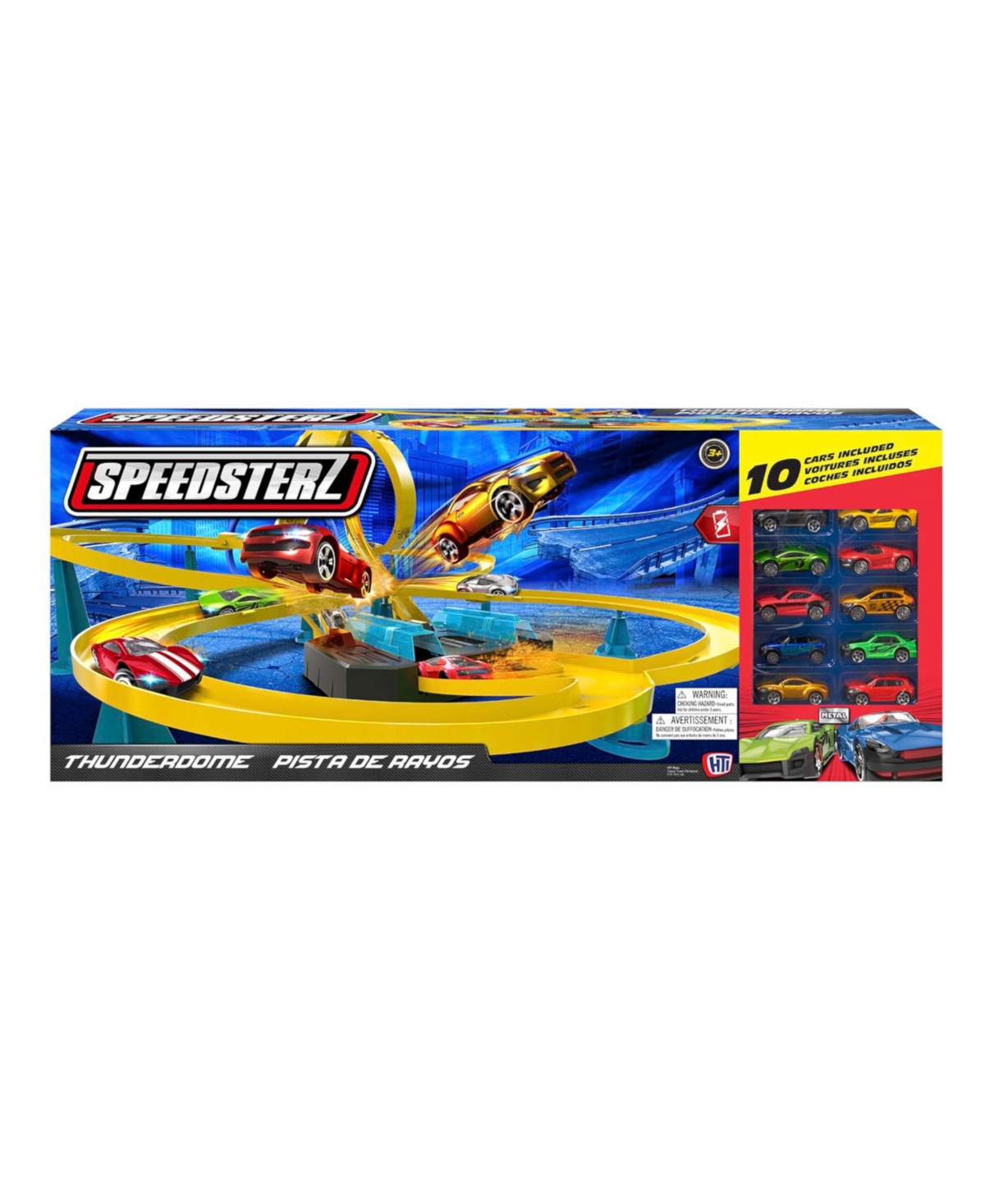 Speedsterz Thunder Dome Stunt Race Track Play Set In Multi