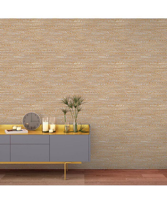 Tempaper Moire Dots Peel and Stick Wallpaper Macy's