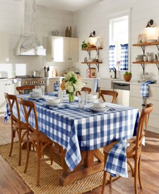 Farmhouse Living Buffalo Check Tablecloth, 60" x 120"