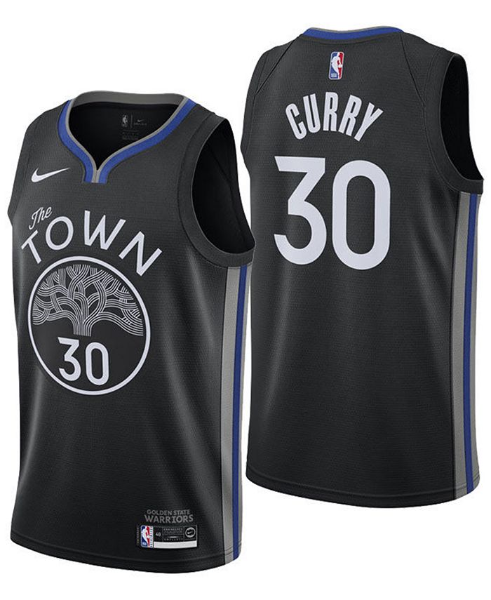 Neu OAKLAND #30 Stephen Curry City Edition Basketball Trikots Jersey Navy blau 