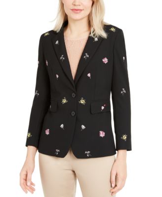 Marella - Floral Embroidered Blazer