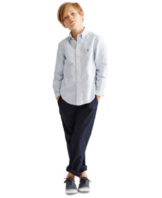 Toddler and Little Boys Cotton Oxford Shirt