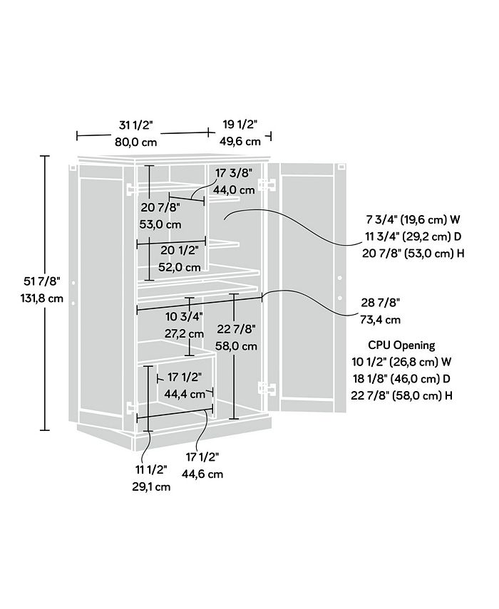 Sauder Computer Armoire Macy's