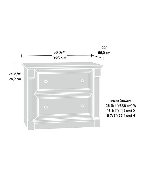 Sauder Palladia Lateral File Cabinet With 2 Drawers Reviews