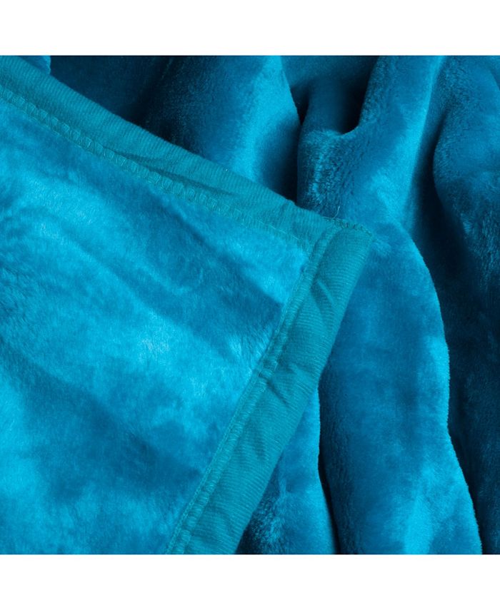 Baldwin Home Solid Soft Heavy Thick Plush Mink Blanket Macy's